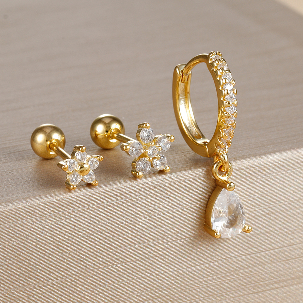 Three-piece Suit Suit Earrings Suit Fashion Simple