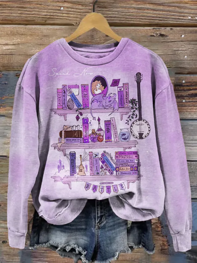 Women's Round Neck Super Plus Size Loose Casual Polyester Sweater Ofsydl31 Xl - Shop at LoveMi