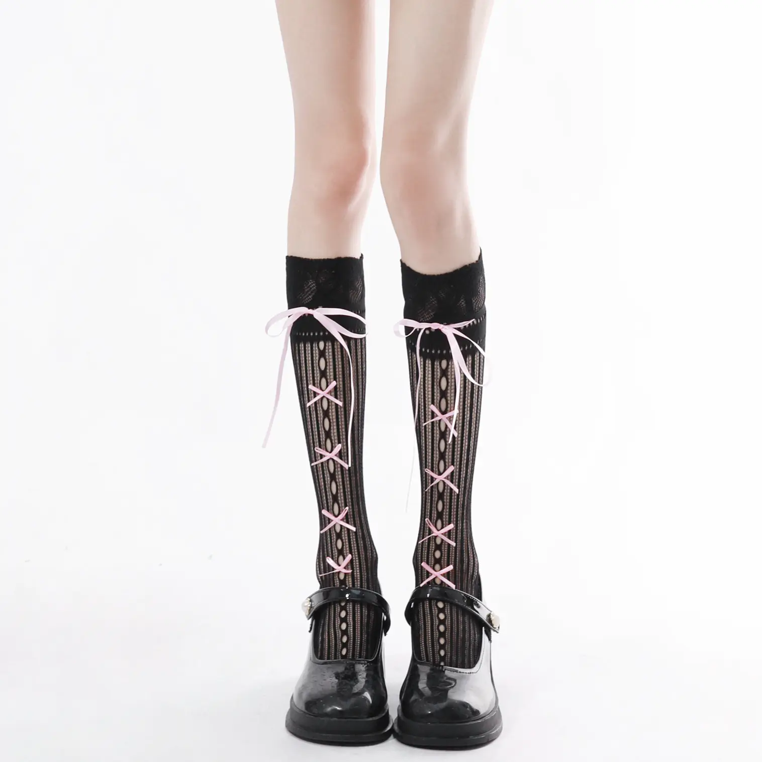 Mesh Lace Ankle Socks