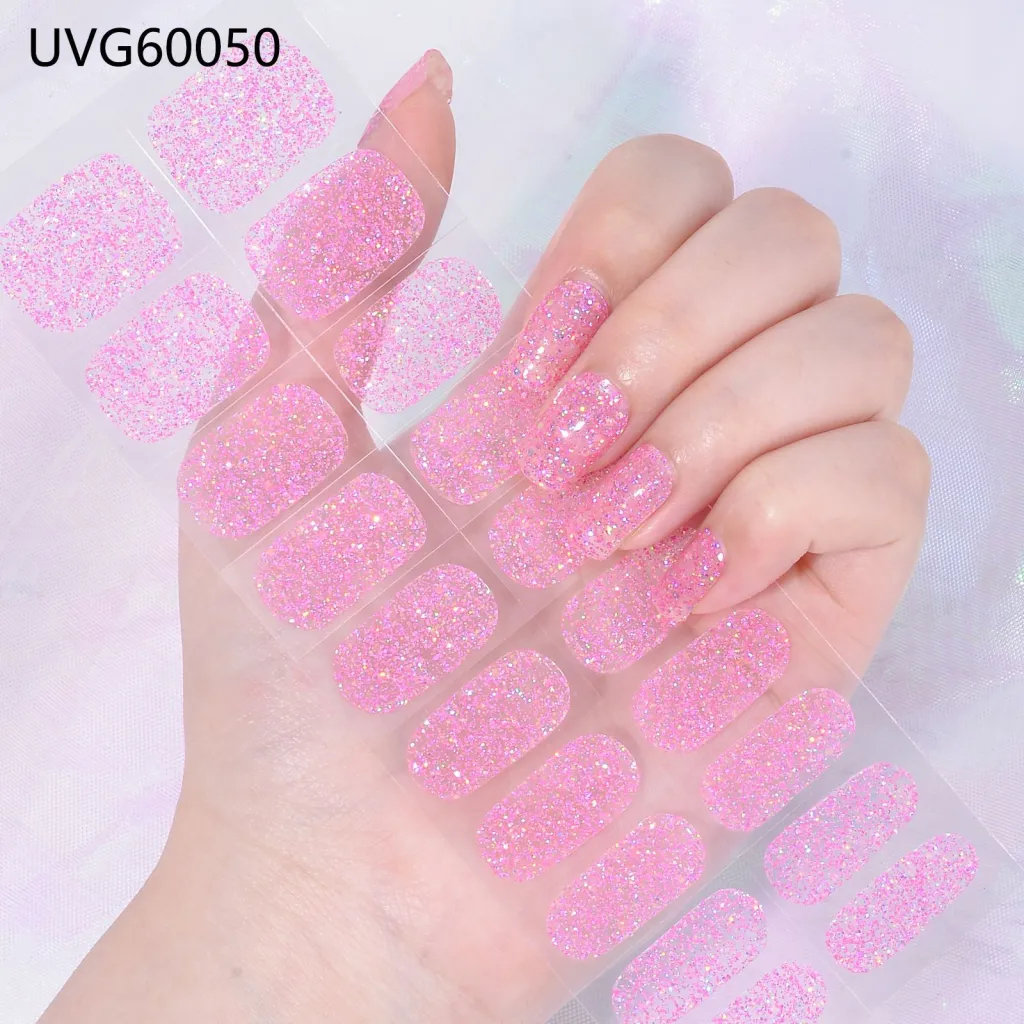 Blush Nail Stickers Uv Semi-baked Gel - Uvg60050