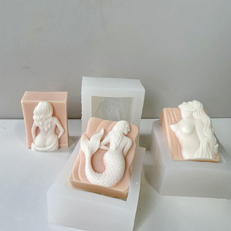 Title 2, Mermaid Aromatherapy Candle Mould Diy