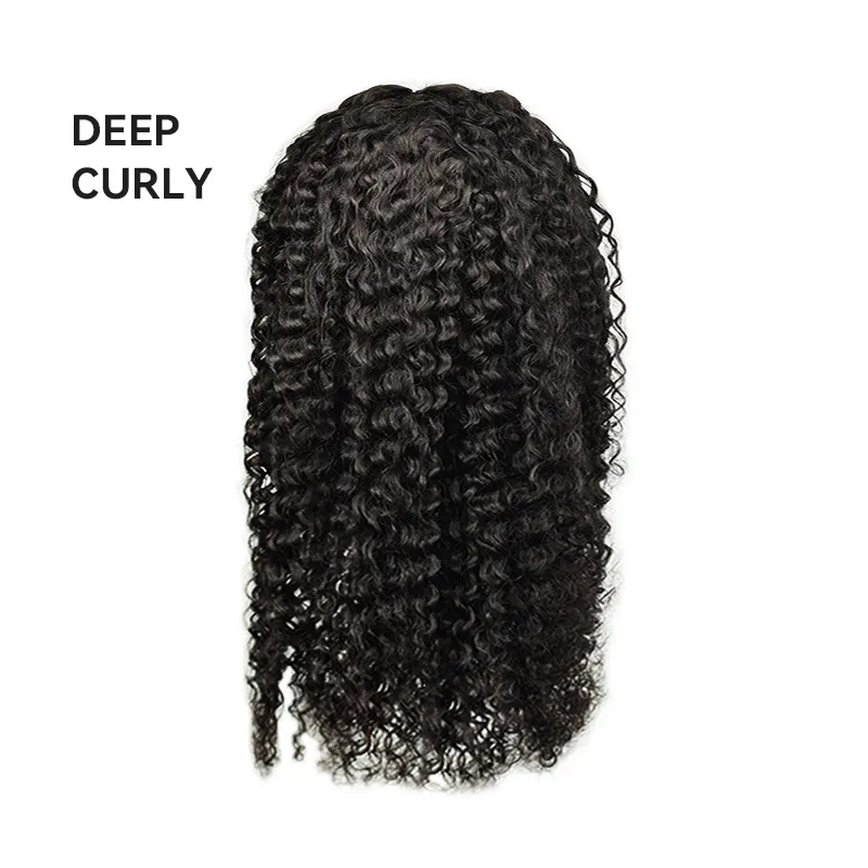 Human Hair Wig Full-head Wig - Deep Curly