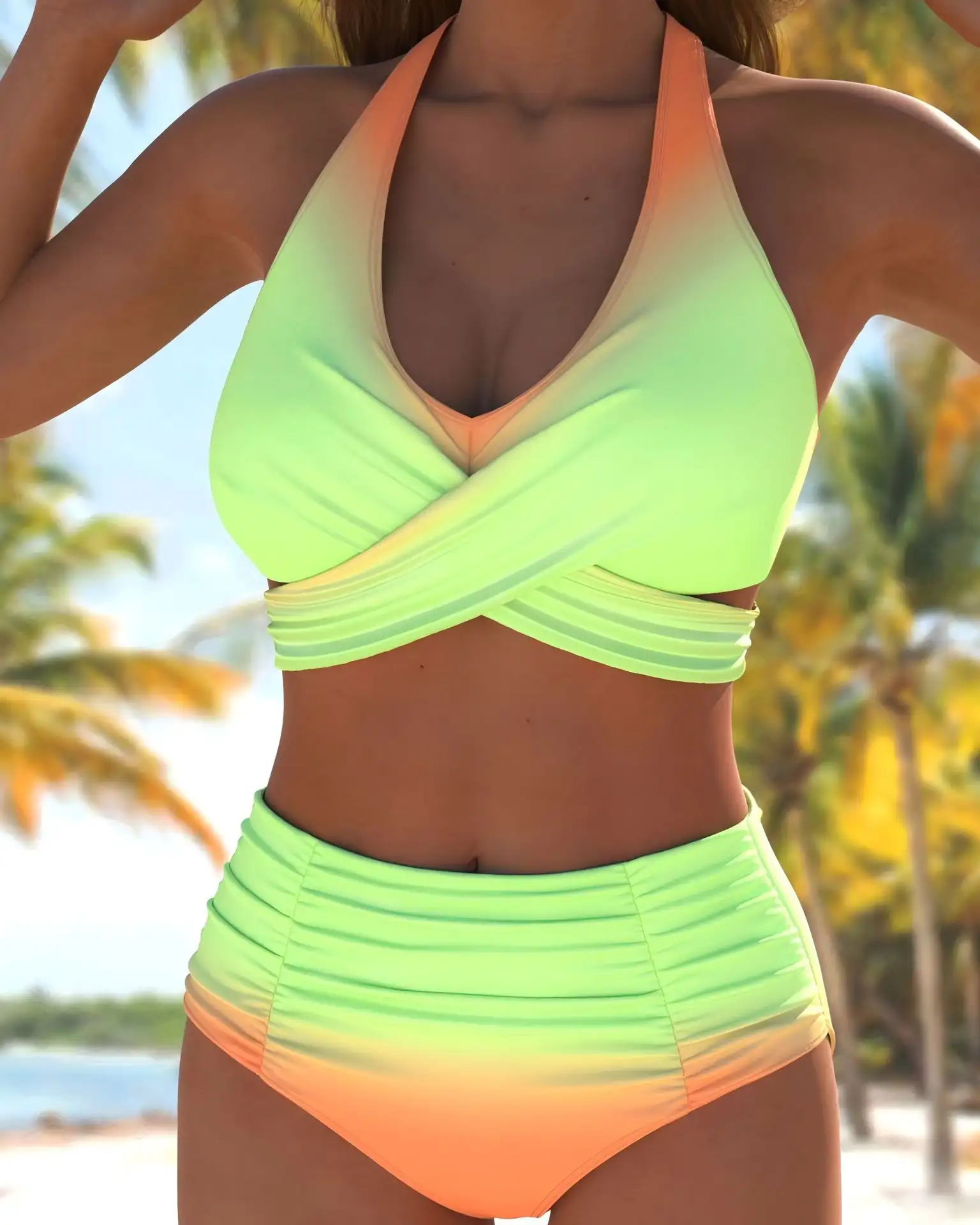 New Sexy Cross-tie Backless Bikinihot-selling Womens Swimwear