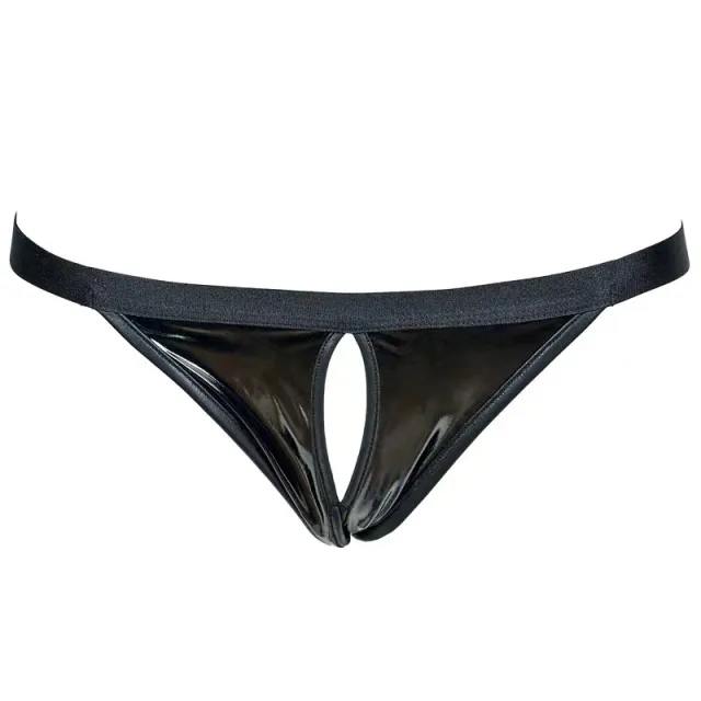 Series Micro Elastic Underwear Garter Combination Open Briefs - Shop at LoveMi