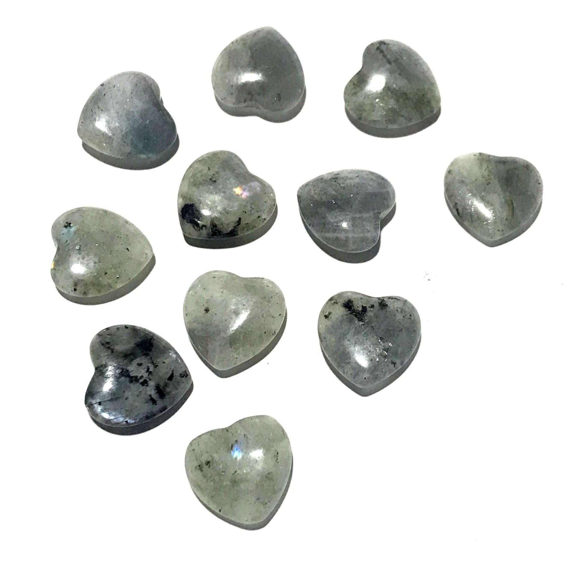 Cross-border Preferred Bulk 2CM Natural Heart Love Heart Stone Birthday Gift Home Decoration Heart-shaped Craft