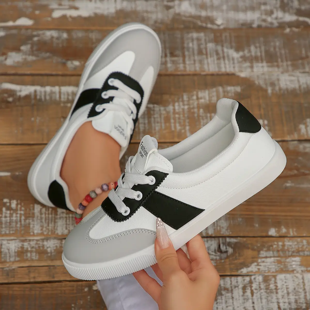Korean-style Breathable Flat Versatile Casual Sneakers