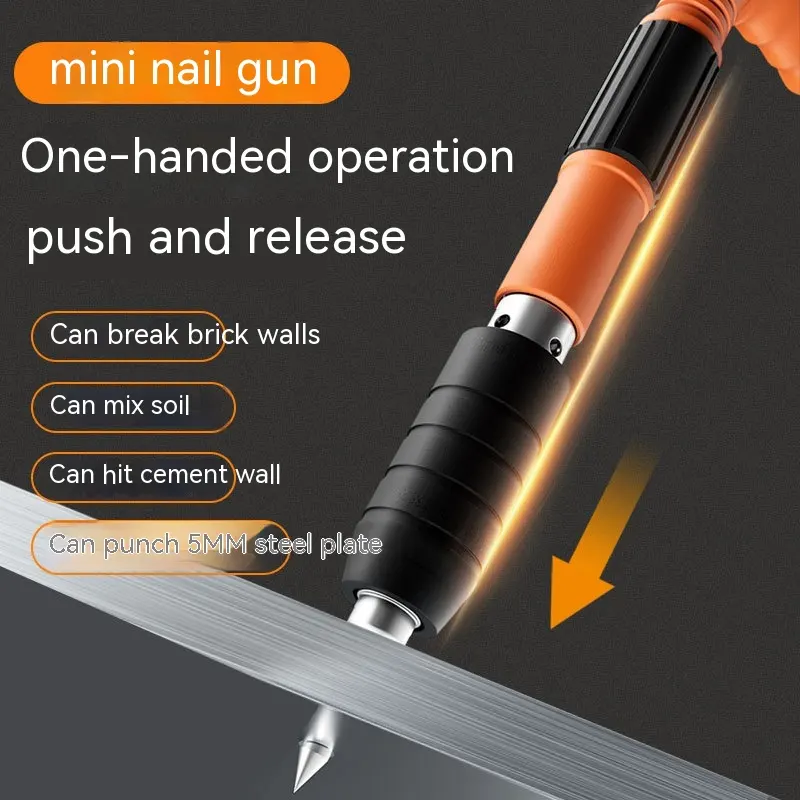 Mini Ceiling Tool Silencer Nail Gun Woodworking Decoration Integrated