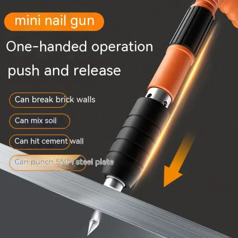 Mini Ceiling Tool Silencer Nail Gun Woodworking Decoration Integrated