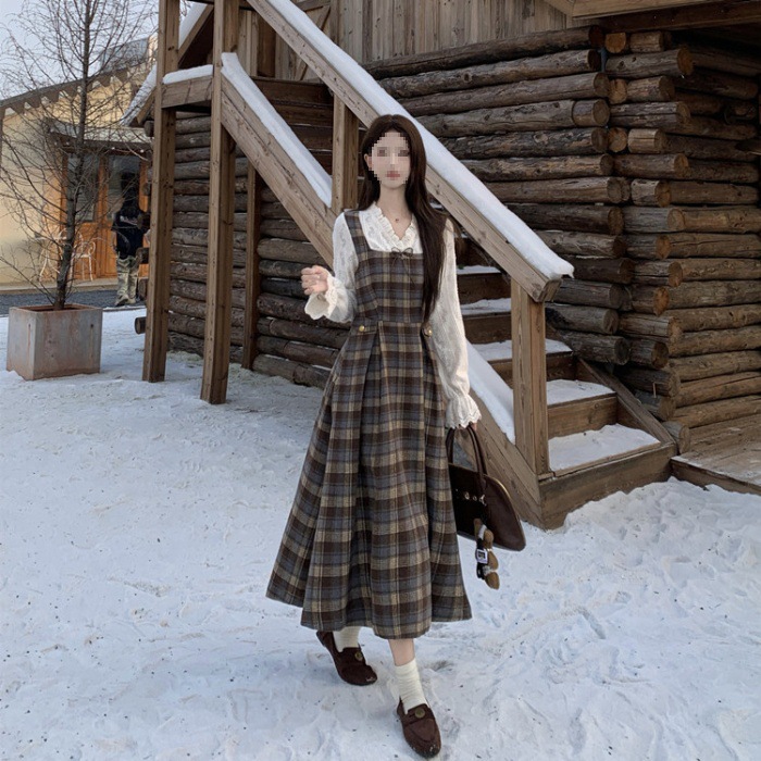 Women's Fitted Slimming Faux Two-piece Knit Set