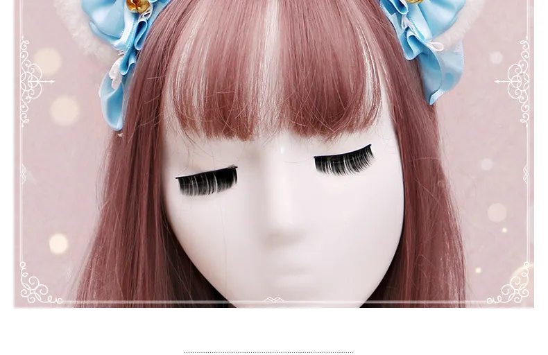 Title 2, Lolita hair ornament Plush cat ear Lolita headd...