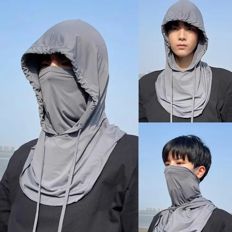 Sun Mask Men's Full Face Ice Silk