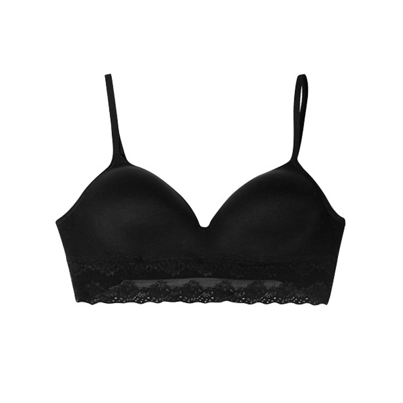 Lace Smooth-surface Bra French Style Wireless