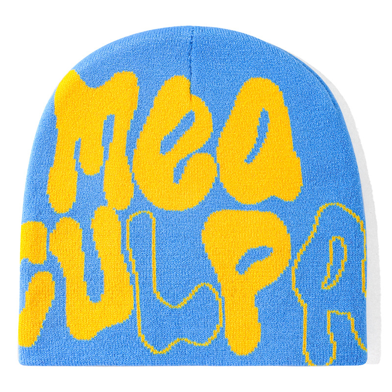 European And American Knitted Personalized Fashion Letters Hat