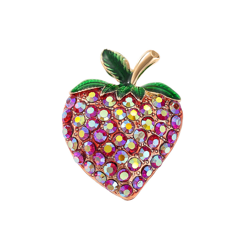 Fruit-Shaped Diamond Brooch, picture 5 of 5