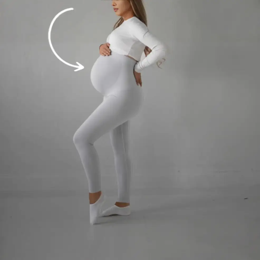 High Waist High Elastic Seamless Yoga Maternity Leggings Multicolor