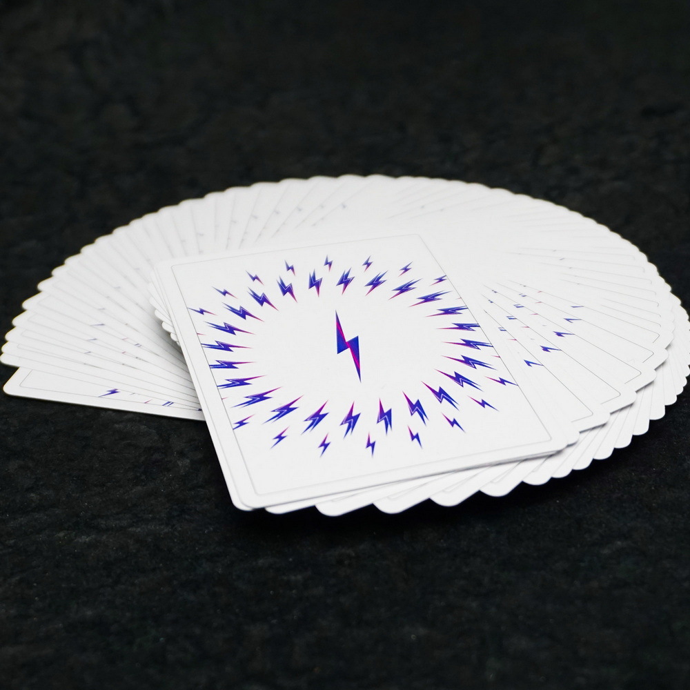 Personalized fluorescent magic playing cards (soul black)
