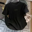 Black Circle Letter In White