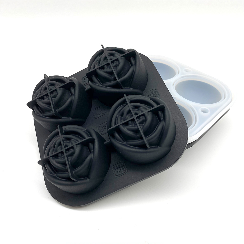 Black 4 Ball Rose