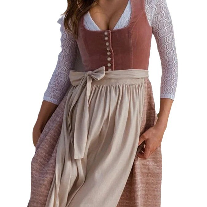 Women's Fashion German Brick Red Beer Suit