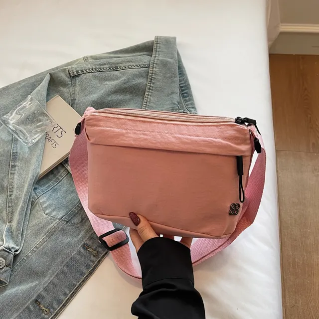 Daily Lightweight Commuter Portable Leisure Crossbody Bag Pink - Shop at LoveMi
