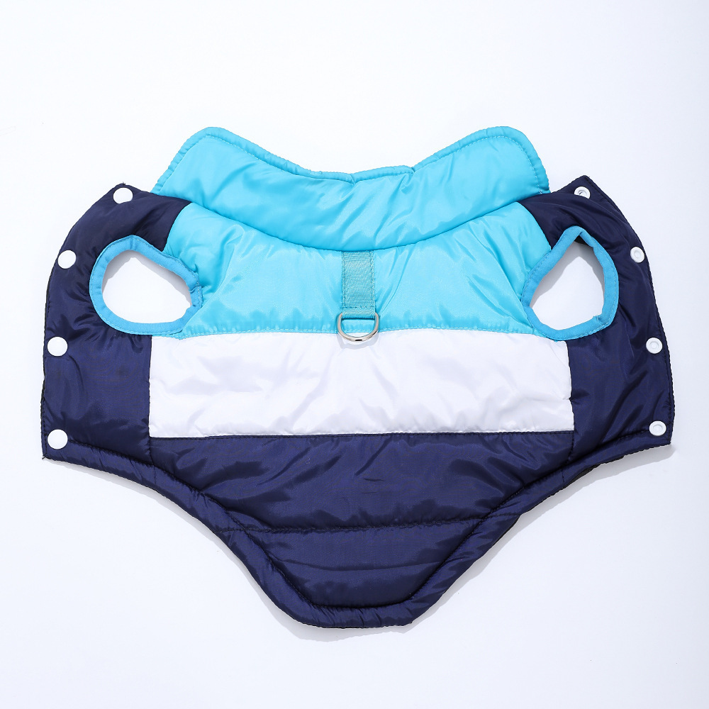 Dog Autumnwinter Coat With A Leash