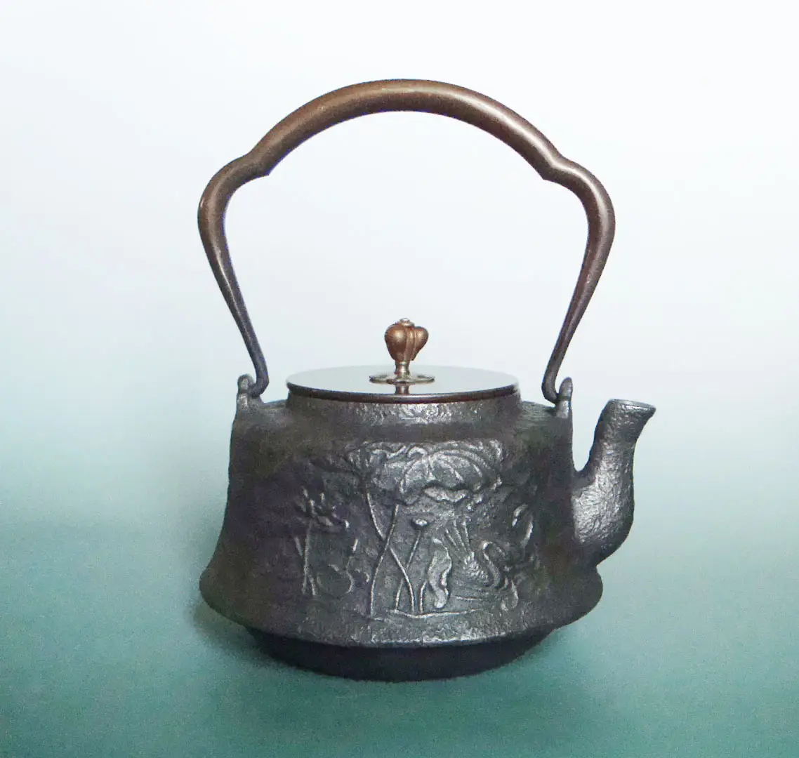 Uncoated Pig Iron Pot Japanese Iron Teapot