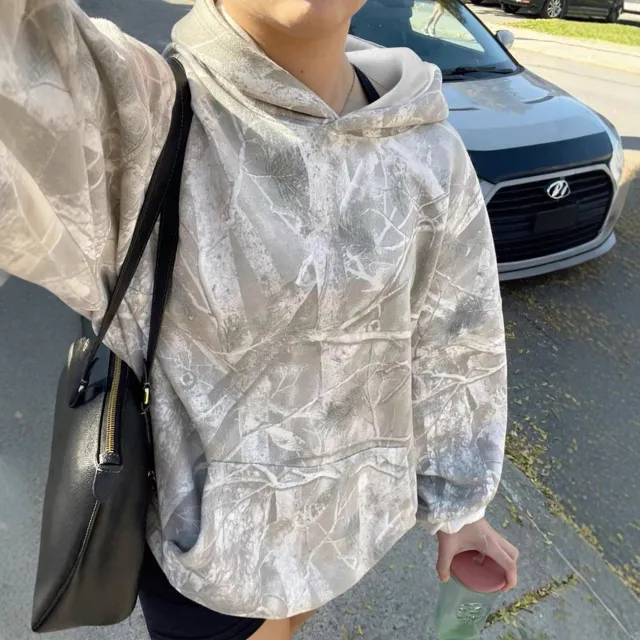Hoodie Long Sleeve Jungle Maple Leaf Branches Color 5 - Shop at LoveMi