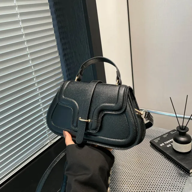 Stylish Minimalist Casual Western style Small Square Crossbody Or Shoulder Bag Black - Shop at LoveMi