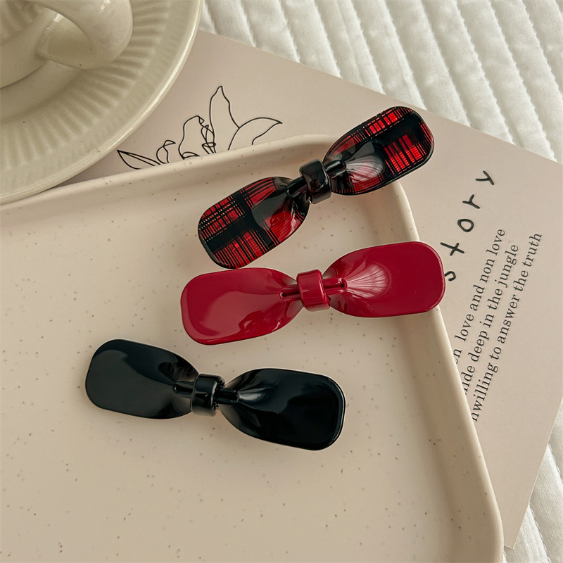 Title 1, Personalized Minority Bow Bang Side Hairpin Cro...