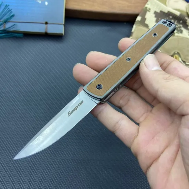 Fashion Personality Folding Handmade Fruit Knife Coffee Color - Shop at LoveMi
