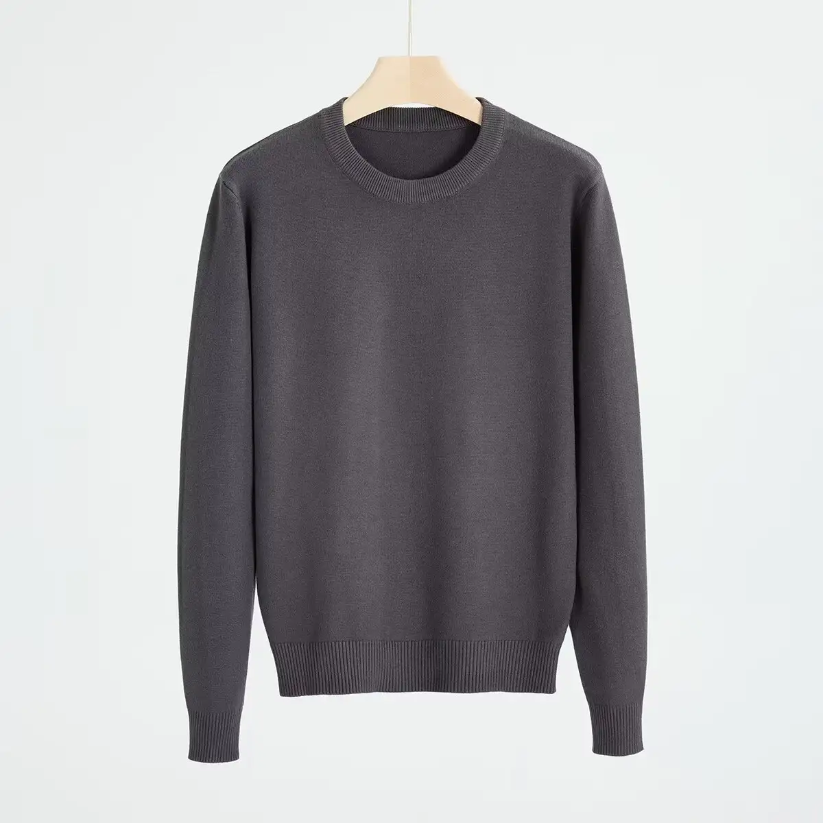 Crew Neck Casual Youth Warm Anti-Pilling Pullover Sweater