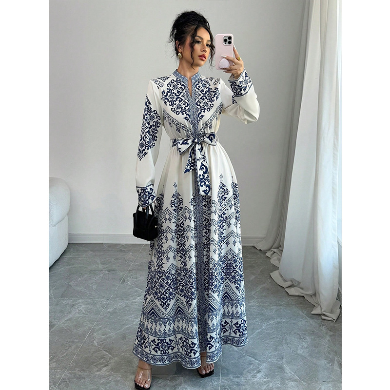 European And American-style Arabic Womens Dresses