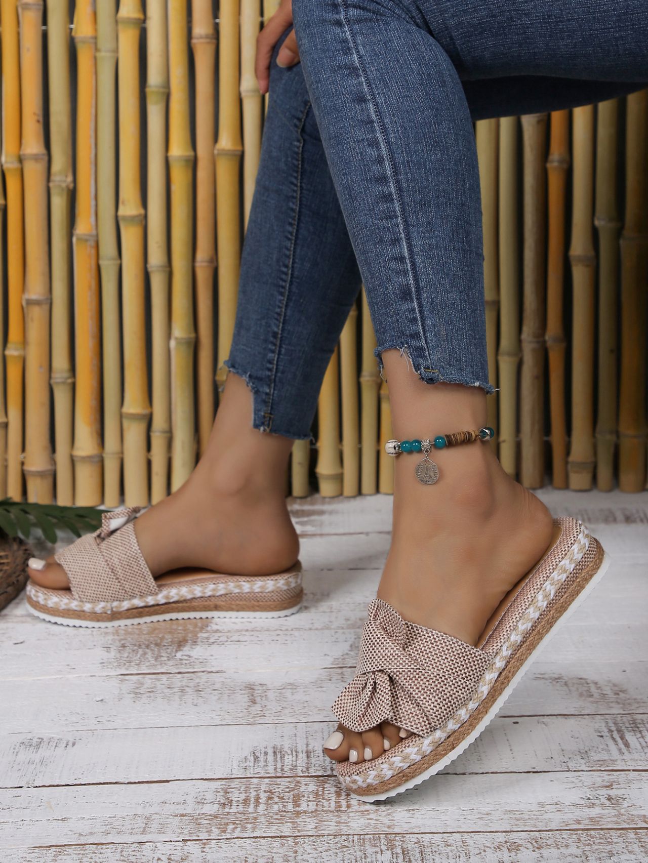 Women's Jute Rope Slippers - Lifestyle - Sarah Express