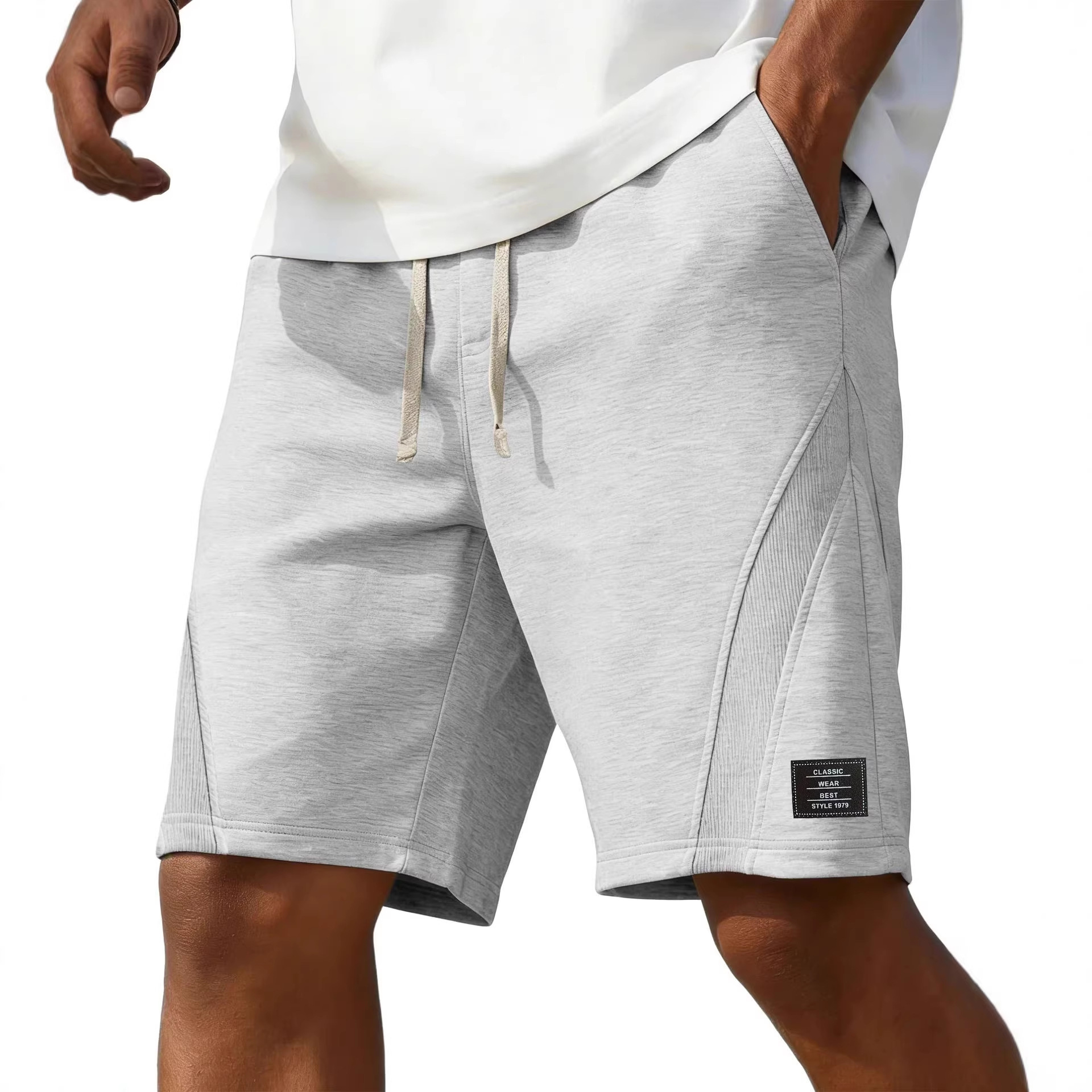 Straight-leg Casual Pants Trendy American-style Cropped Pants
