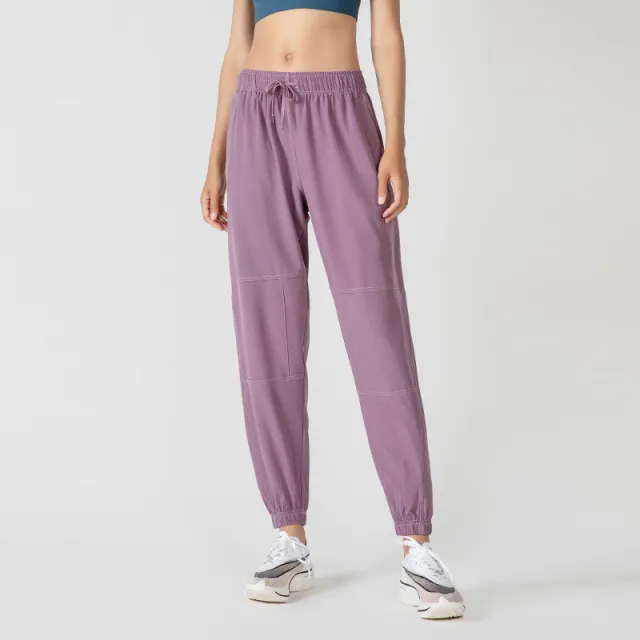 Casual Sports Pants Female Loose Tappered Slimming Ins Trendy Fitness Gray - Shop at LoveMi