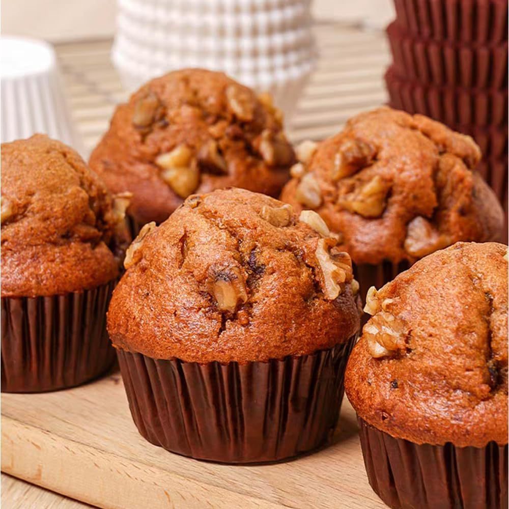 Cupcake Liners Baking Wrappers Greaseproof Muffin Papers