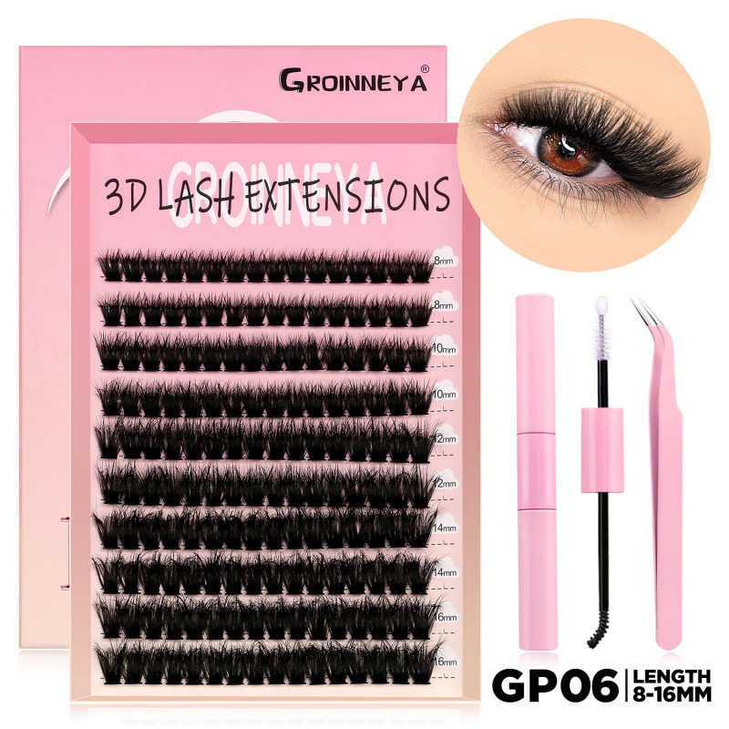 European And American Christmas Dense Segmented High Volume False Eyelash Set 16