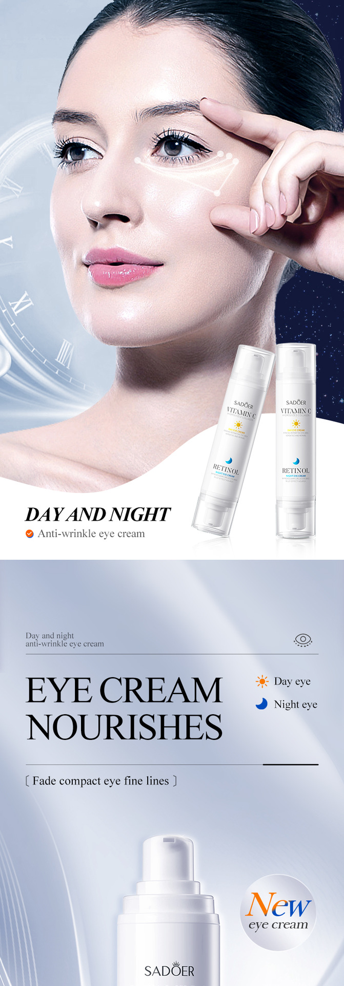 Title 1, Anti-wrinkle Eye Cream Early C Late A Skin Reju...