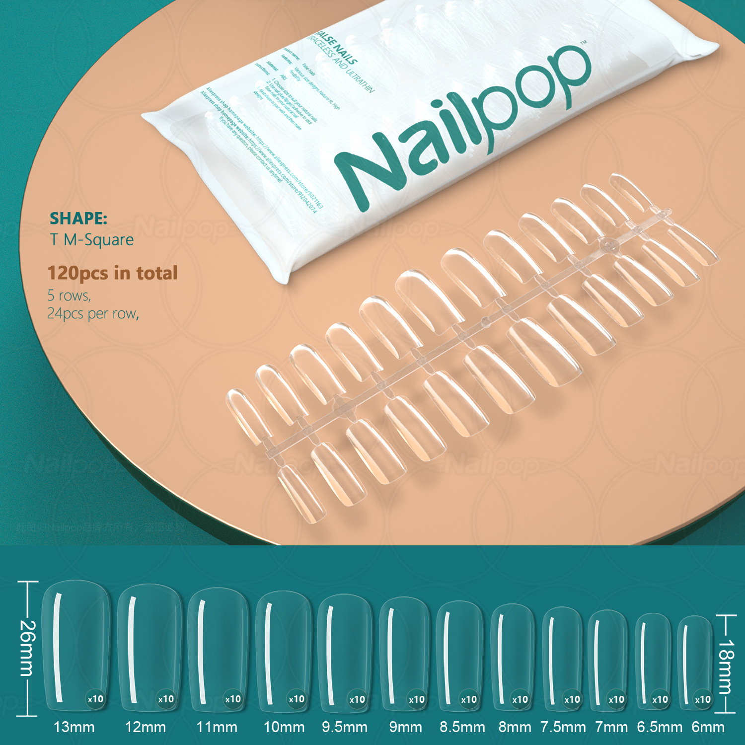 Square Nail Tip