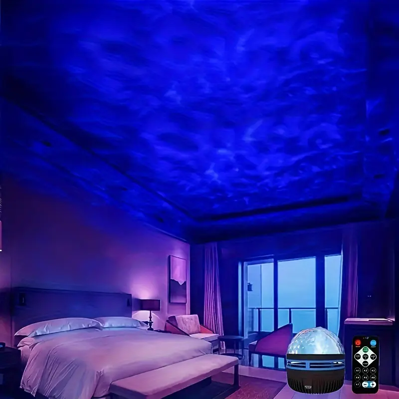 Water Ripple Bedside Northern Lights Spiral Ambience