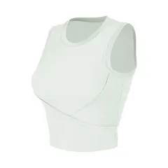 Fashion Running Exercise Vest Women - Green - View 1