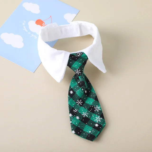 Pet Tie Saliva Towel British Style Gentleman Black And Green - Shop at LoveMi