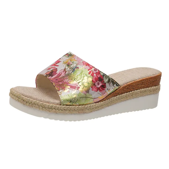 Fashion Women's Platform Floral Sandals Floral - Shop at LoveMi