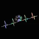 Car ECG Creative Heartbeat Motorcycle Body Bumper Decorative Stickers view 10