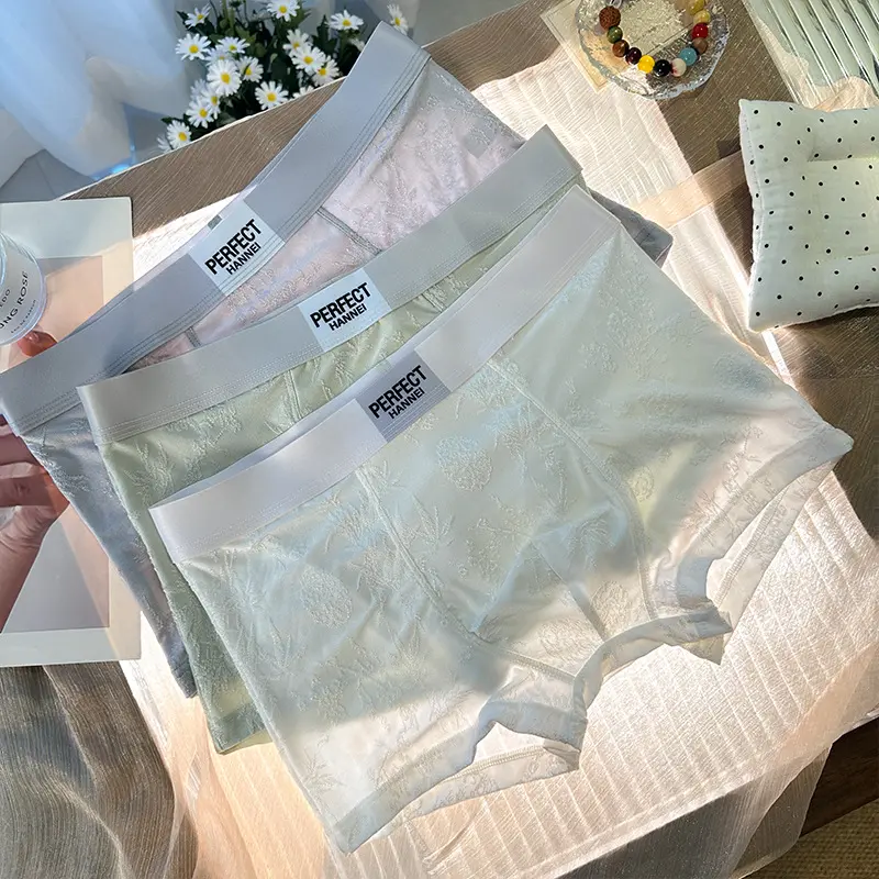 Mens Boxer Briefs For Summer Mid-rise Form-fitting