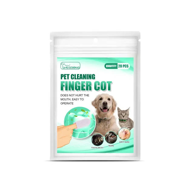 Pet Cleaning Teeth Finger Stall 20Pcs Per Bag - Shop at LoveMi