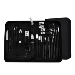 Portable Household Use 30-piece Nail Clipper Tool Set - All Black - View 1