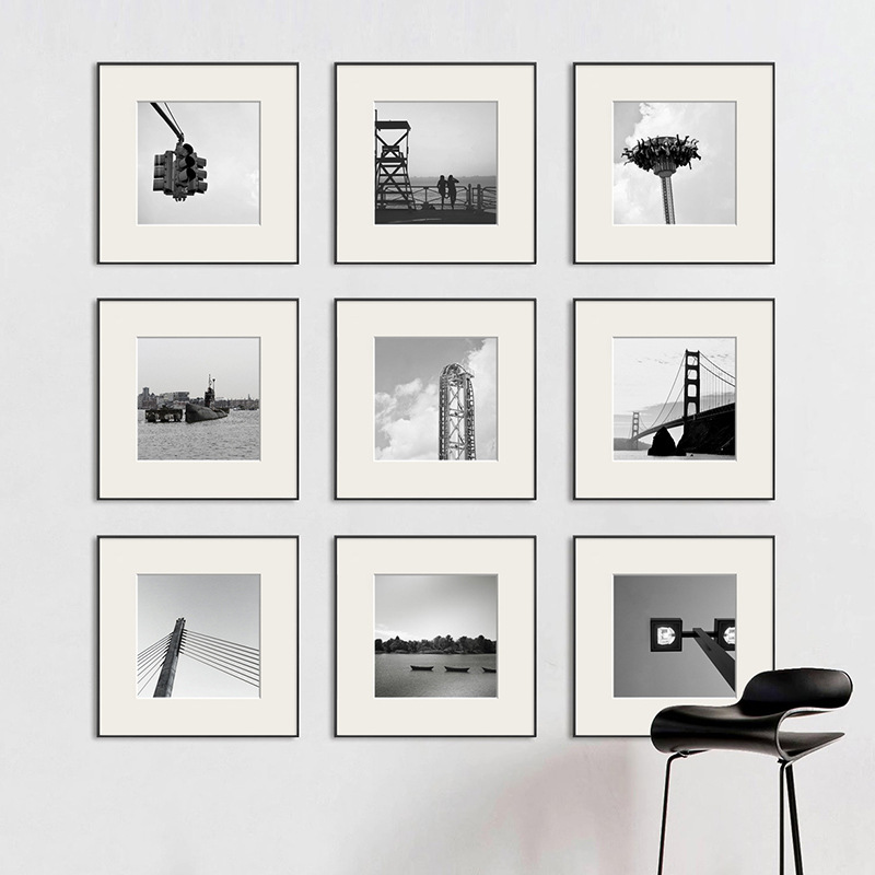 Nordic Modern Black White And Gray Decorative Canvas Wall Art
