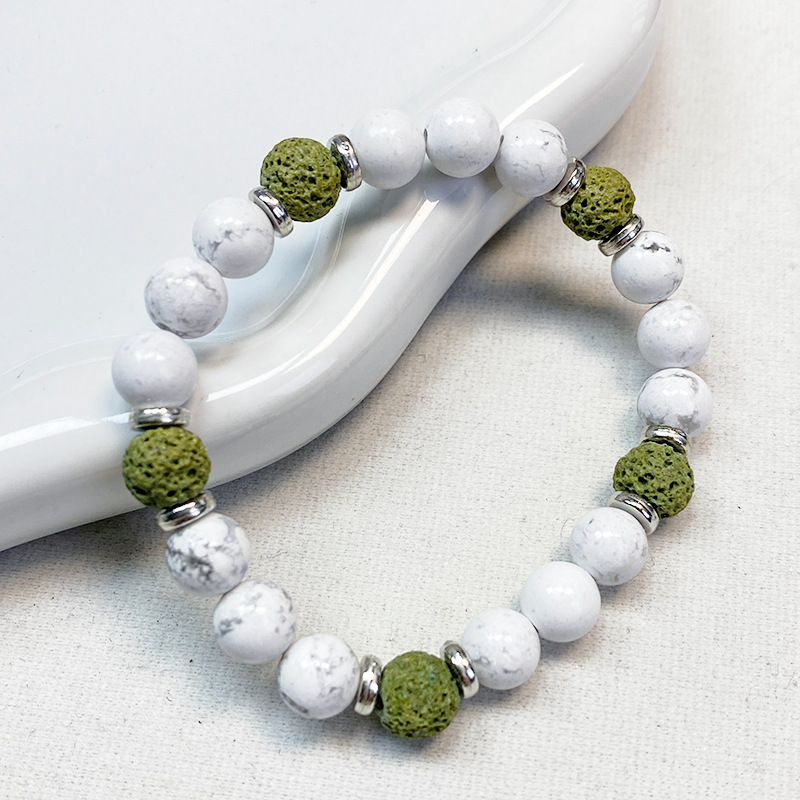 Natural Stone Bead Bracelet For Protection And Relief