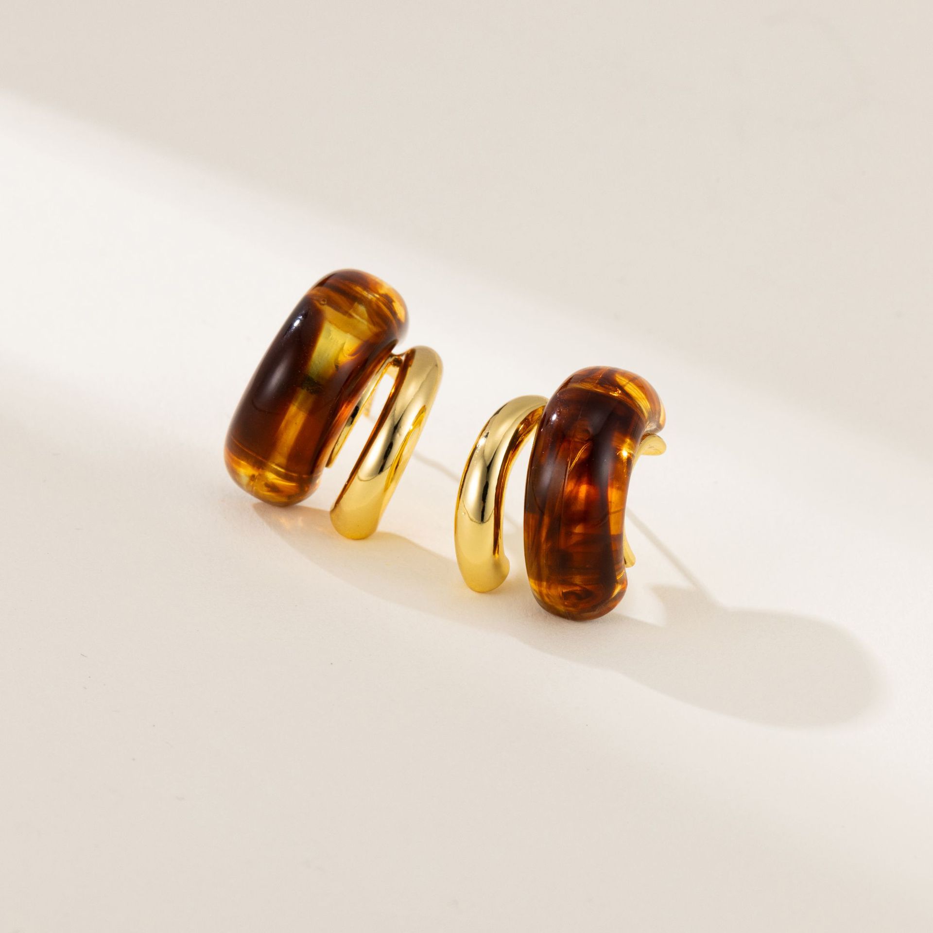 Geometric Earrings Atmosphere Design